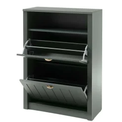 Wohnen Landhaus Dielenmöbel in Dunkelgrün - Niestov (fünfteilig)