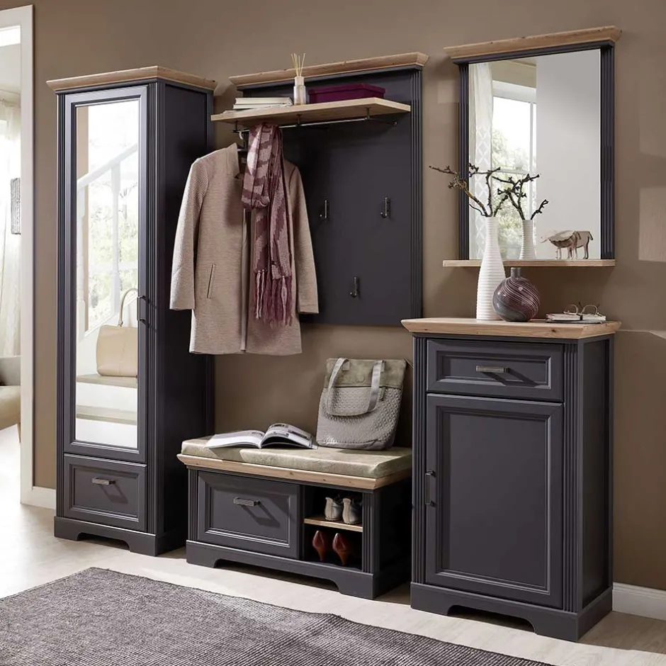 Wohnen Landhaus Dielenmöbel Kombi Set - Thumbs (fünfteilig)