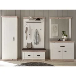 Wohnen Landhaus Dielenmöbel Kombination - Nedita I (fünfteilig)