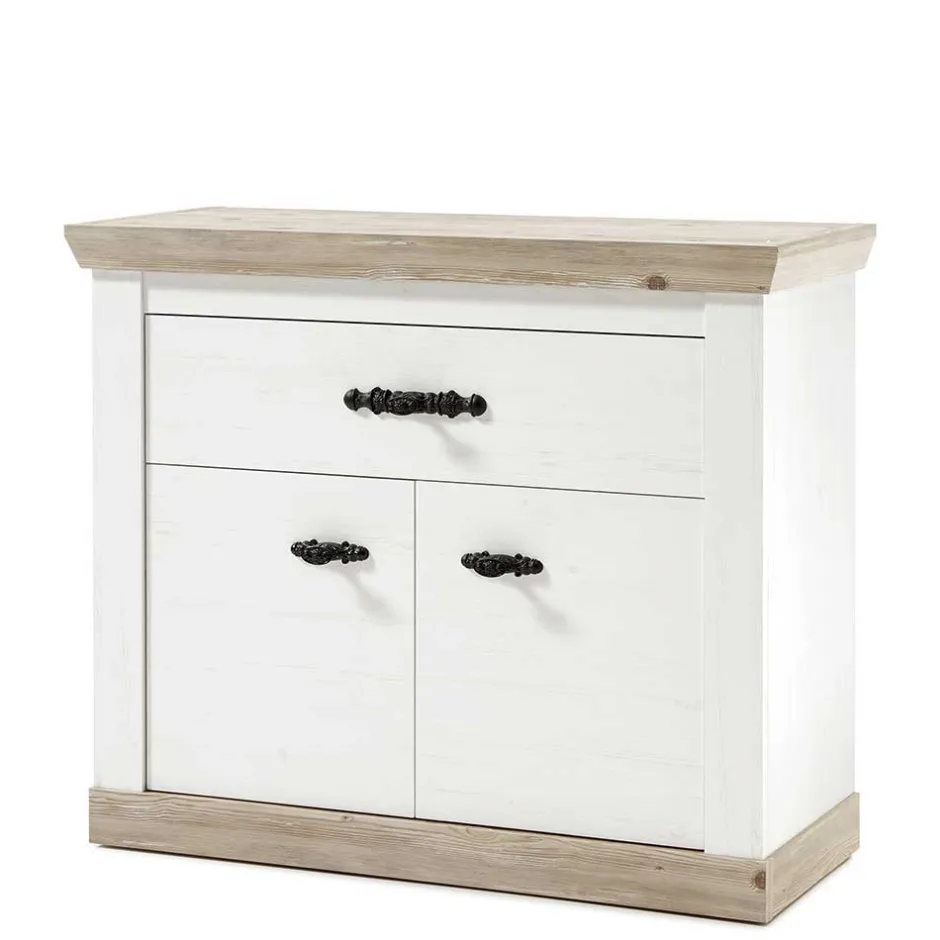 Wohnen Landhaus Dielenmöbel Kombination - Nedita I (fünfteilig)