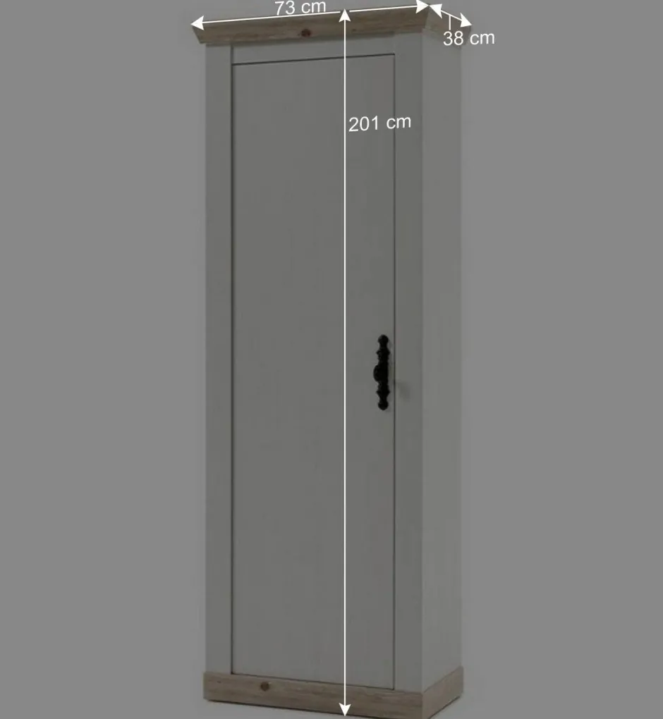 Wohnen Landhaus Dielenmöbel Kombination - Nedita I (fünfteilig)