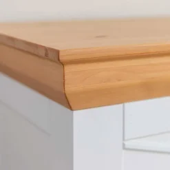 Wohnen Landhaus Dielenmöbel Set aus Kiefer - Saluts (vierteilig)