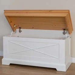 Wohnen Landhaus Dielenmöbel Set aus Kiefer - Saluts (vierteilig)