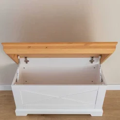 Wohnen Landhaus Dielenmöbel Set aus Kiefer - Saluts (vierteilig)