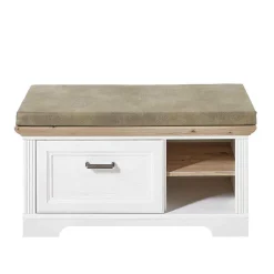 Wohnen Landhaus Dielenmöbel Set zweifarbig - Nurelcas (dreiteilig)