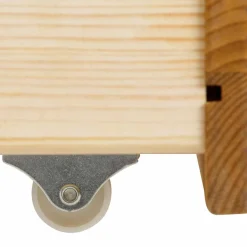 Wohnen Landhaus Doppelbett Set in Kiefer - Vocoja (dreiteilig)