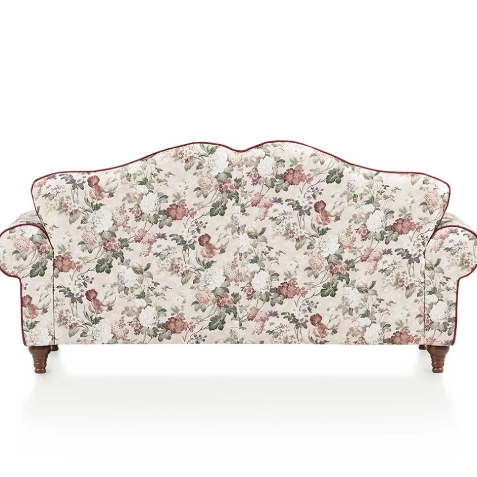 Landhaus Dreisitzer Sofa mit Blumen - Baonga^Wohnen Hot