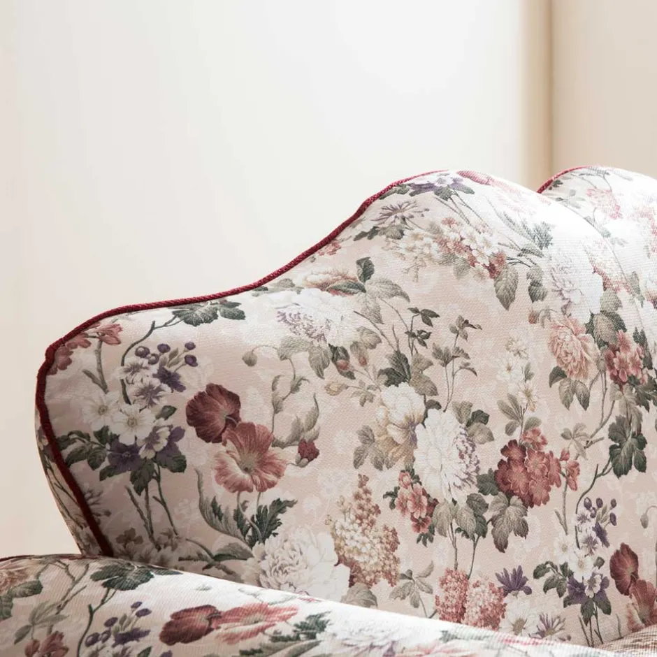 Landhaus Dreisitzer Sofa mit Blumen - Baonga^Wohnen Hot