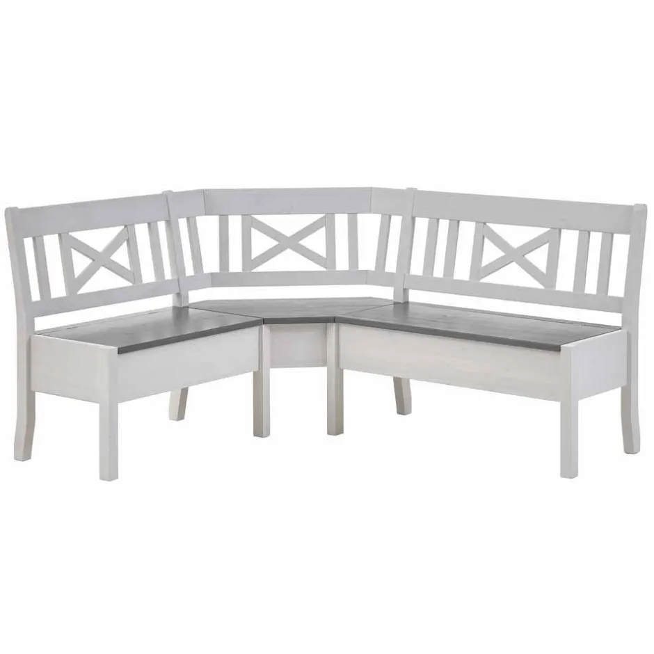 Landhaus Eckbank Yoan mit Stauraum^Wohnen Sale