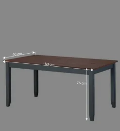 Landhaus Essgruppe in Grau - Nepplan (fünfteilig)^Wohnen