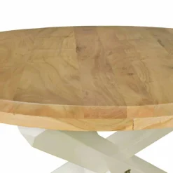 Wohnen Landhaus Esstisch Drolivio mit Tischplatte rund