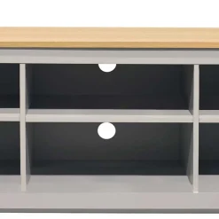 Landhaus Fernseher Unterschrank in Grau & Eiche - Poliesti^Wohnen Online