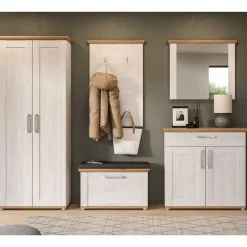 Wohnen Landhaus Flur Möbelset komplett - Tocella (fünfteilig)