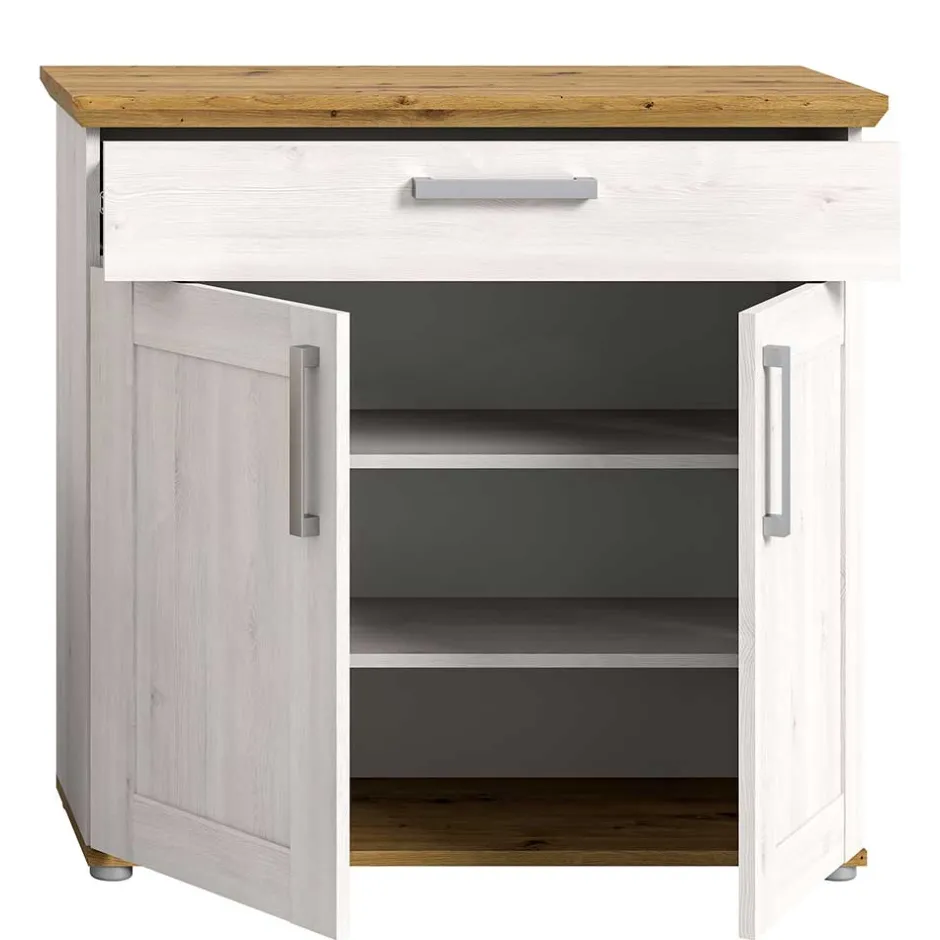 Wohnen Landhaus Flur Möbelset komplett - Tocella (fünfteilig)