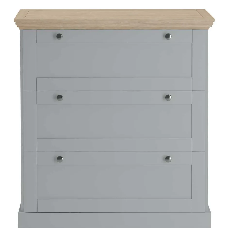 Landhaus Flurkommode in Grau mit Eiche - Rino^Wohnen Hot