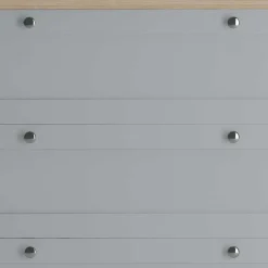 Landhaus Flurkommode in Grau mit Eiche - Rino^Wohnen Hot