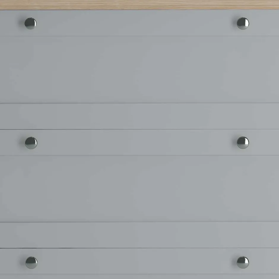 Landhaus Flurkommode in Grau mit Eiche - Rino^Wohnen Hot