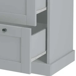 Landhaus Flurkommode in Grau mit Eiche - Rino^Wohnen Hot