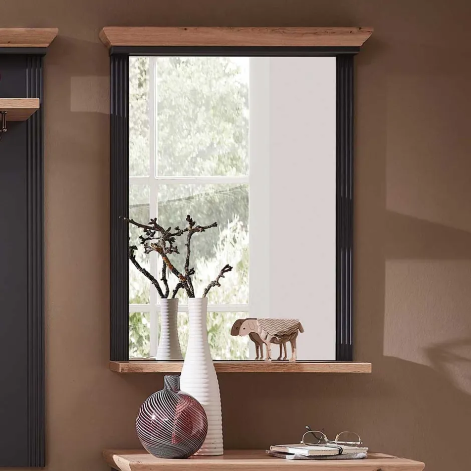 Landhaus Flurspiegel in Dunkelgrau - Thumbs^Wohnen Online