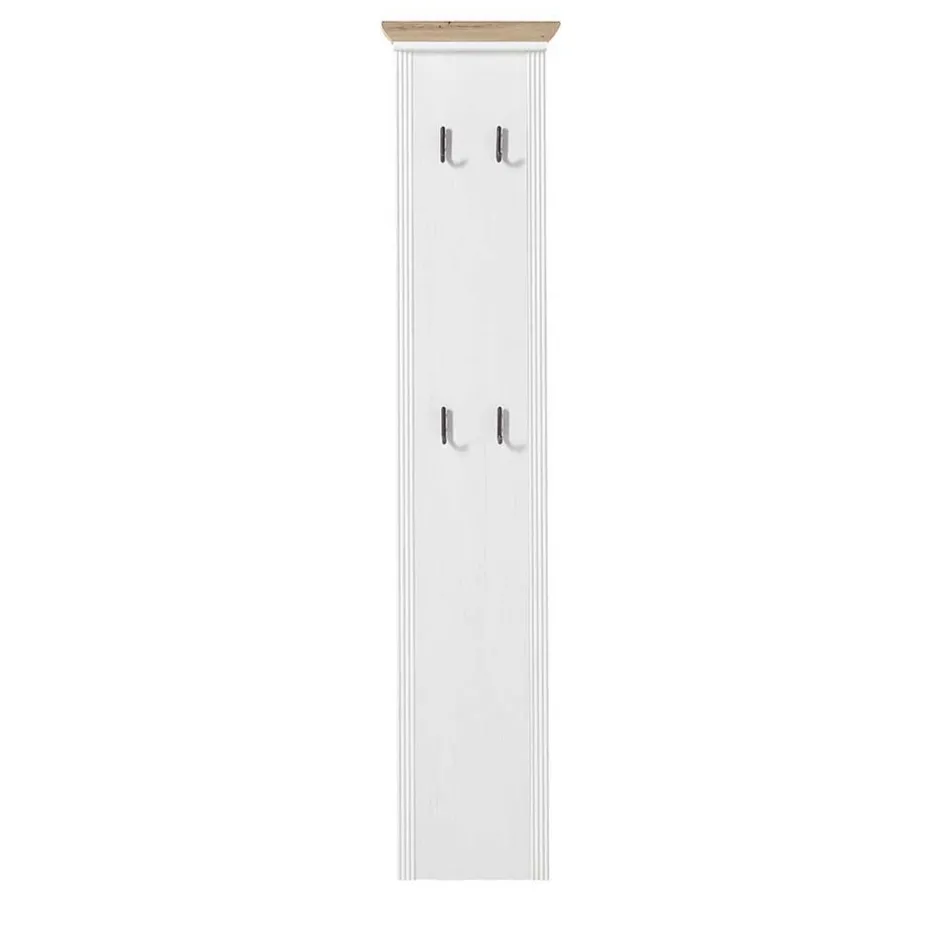 Wohnen Landhaus Garderoben Set mit 2 Paneelen - Nurelcas I (vierteilig)