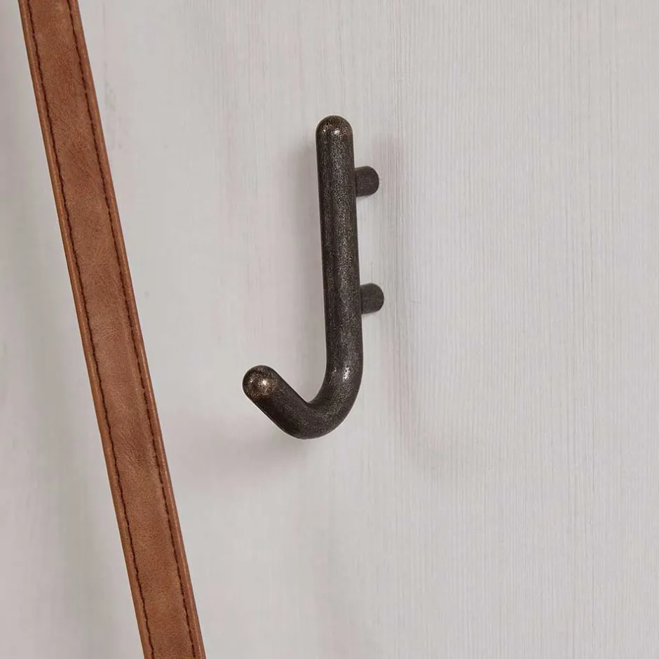 Wohnen Landhaus Garderoben Set mit 2 Paneelen - Nurelcas I (vierteilig)