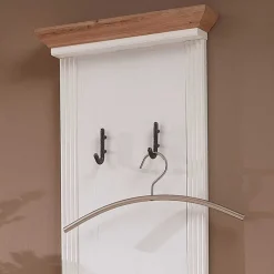 Wohnen Landhaus Garderoben Set mit 2 Paneelen - Nurelcas I (vierteilig)