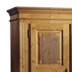 Landhaus Garderobenschrank Prenzla aus Fichte massiv^Wohnen Discount