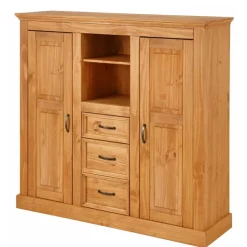 Landhaus Highboard aus Kiefer Massivholz - Major^Wohnen Hot