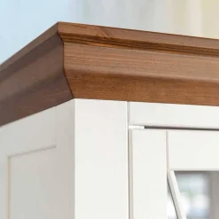 Landhaus Highboard aus Kiefer zweifarbig - Zalya^Wohnen Best