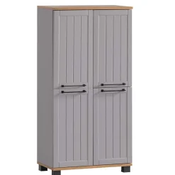Landhaus Highboard fürs Bad 4-türig - Benja^Wohnen Outlet