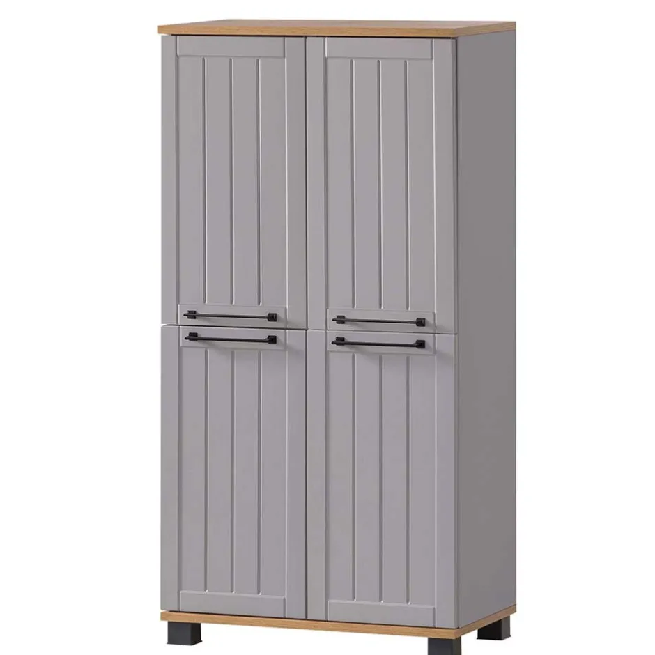 Landhaus Highboard fürs Bad 4-türig - Benja^Wohnen Outlet