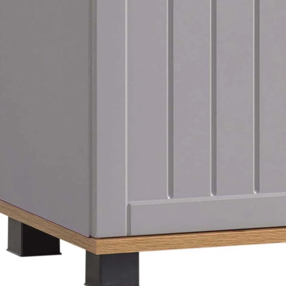 Landhaus Highboard fürs Bad 4-türig - Benja^Wohnen Outlet
