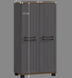 Landhaus Highboard fürs Bad 4-türig - Benja^Wohnen Outlet