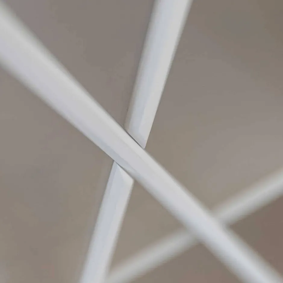 Landhaus Highboard in Weiß & Kiefer Natur - Saluts^Wohnen Discount