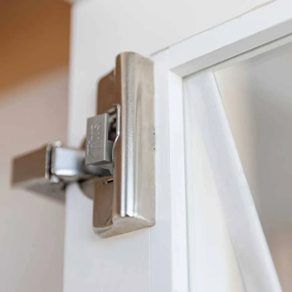 Landhaus Highboard in Weiß & Kiefer Natur - Saluts^Wohnen Discount