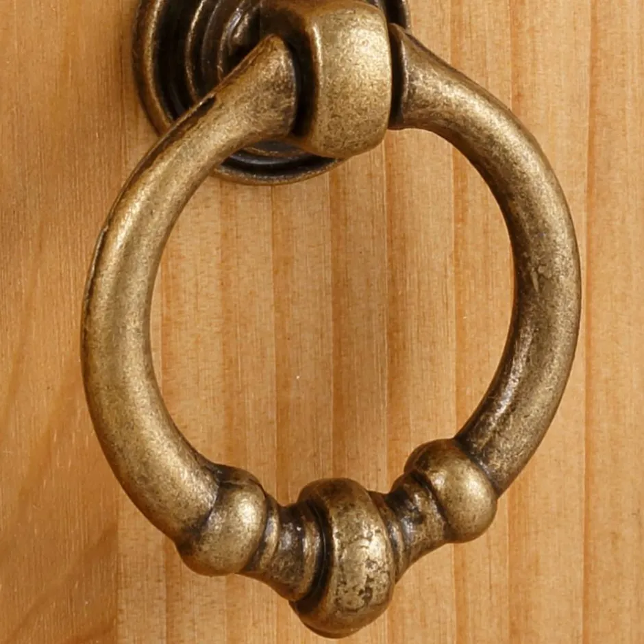 Wohnen Landhaus Highboard Vitrine aus Kiefer - Goro