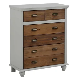 Landhaus Hochkommode mit sechs Schubladen - Veproma^Wohnen New