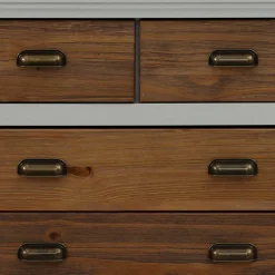 Landhaus Hochkommode mit sechs Schubladen - Veproma^Wohnen New