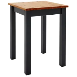 Wohnen Landhaus Hochtisch in Schwarz und Kiefer Lauge - San Bruma