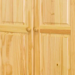 Landhaus Holz Kleiderschrank mit Kugelfüßen - Kascanu^Wohnen Best