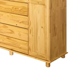 Landhaus Kleiderschrank aus Kiefernholz - Lajuna^Wohnen Clearance