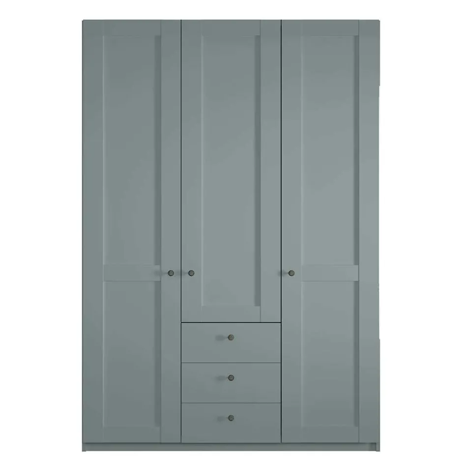 Landhaus Kleiderschrank in Graugrün - Rajavo^Wohnen Clearance