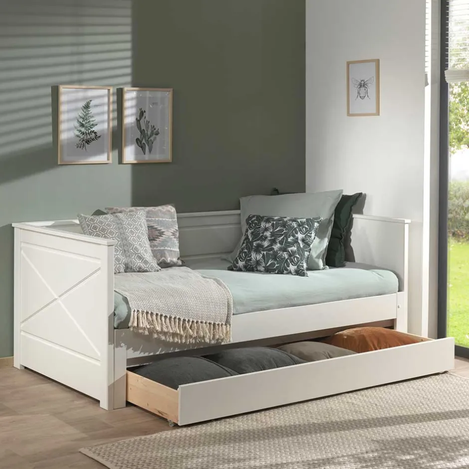 Wohnen Landhaus Kojenbett zum Ausziehen - Tradora