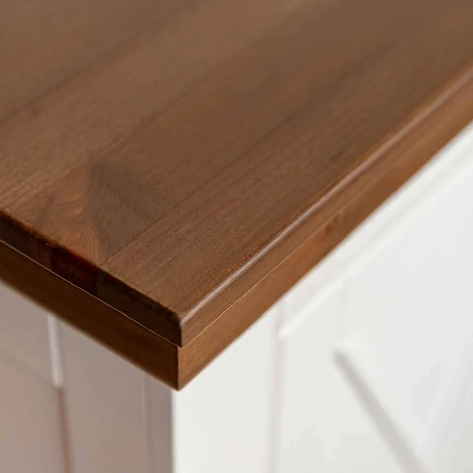 Wohnen Landhaus Kombikommode aus Kiefernholz - Zalya