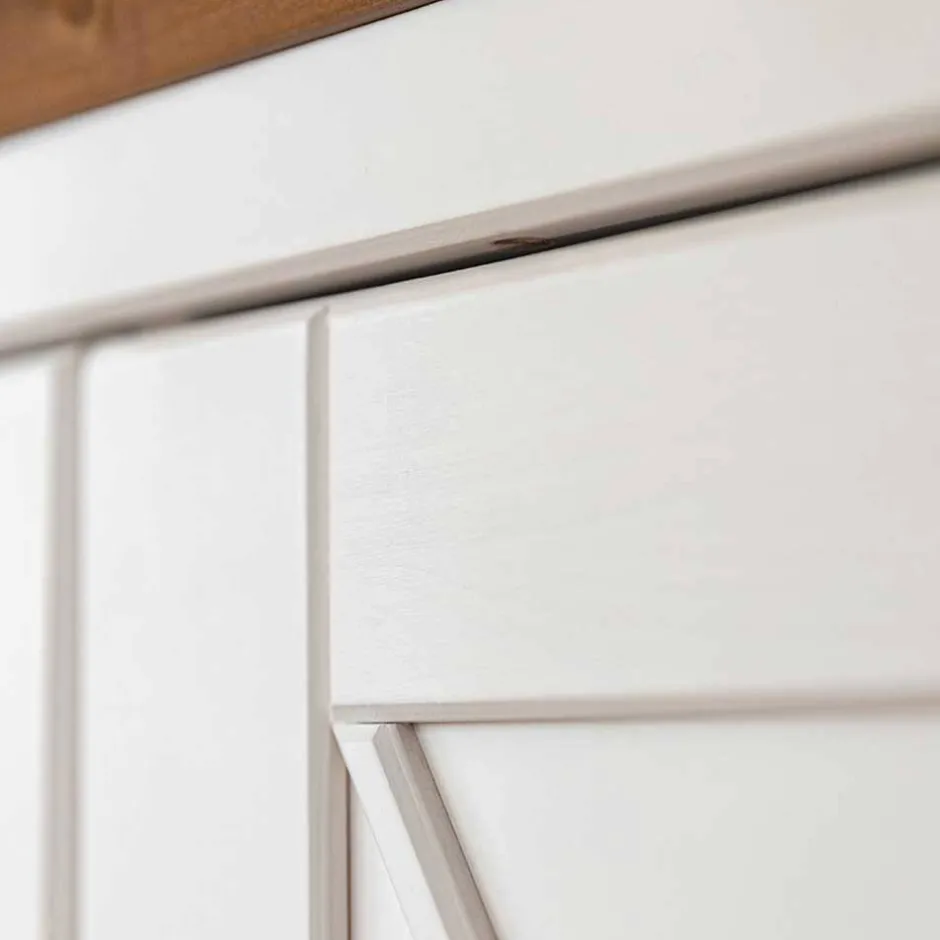 Wohnen Landhaus Kombikommode aus Kiefernholz - Zalya