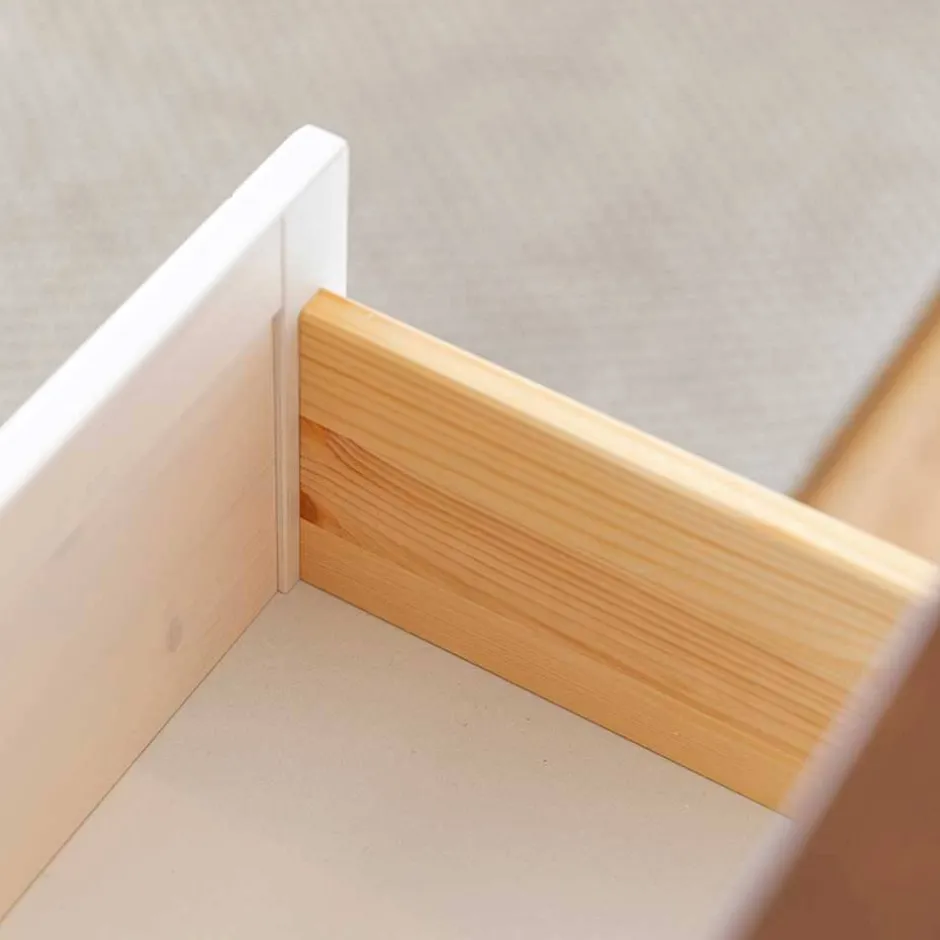 Wohnen Landhaus Kombikommode aus Kiefernholz - Zalya