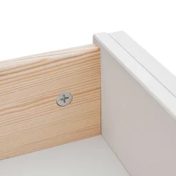 Wohnen Landhaus Kombikommode in Weiß und Nussbaum - Manipur