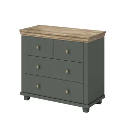 Landhaus Kommode in Dunkelgrün - Daney^Wohnen Sale