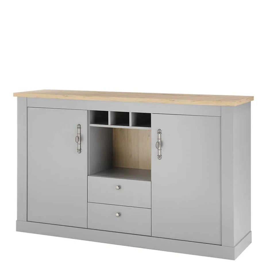 Wohnen Landhaus Kommode in Lichtgrau - Buleta