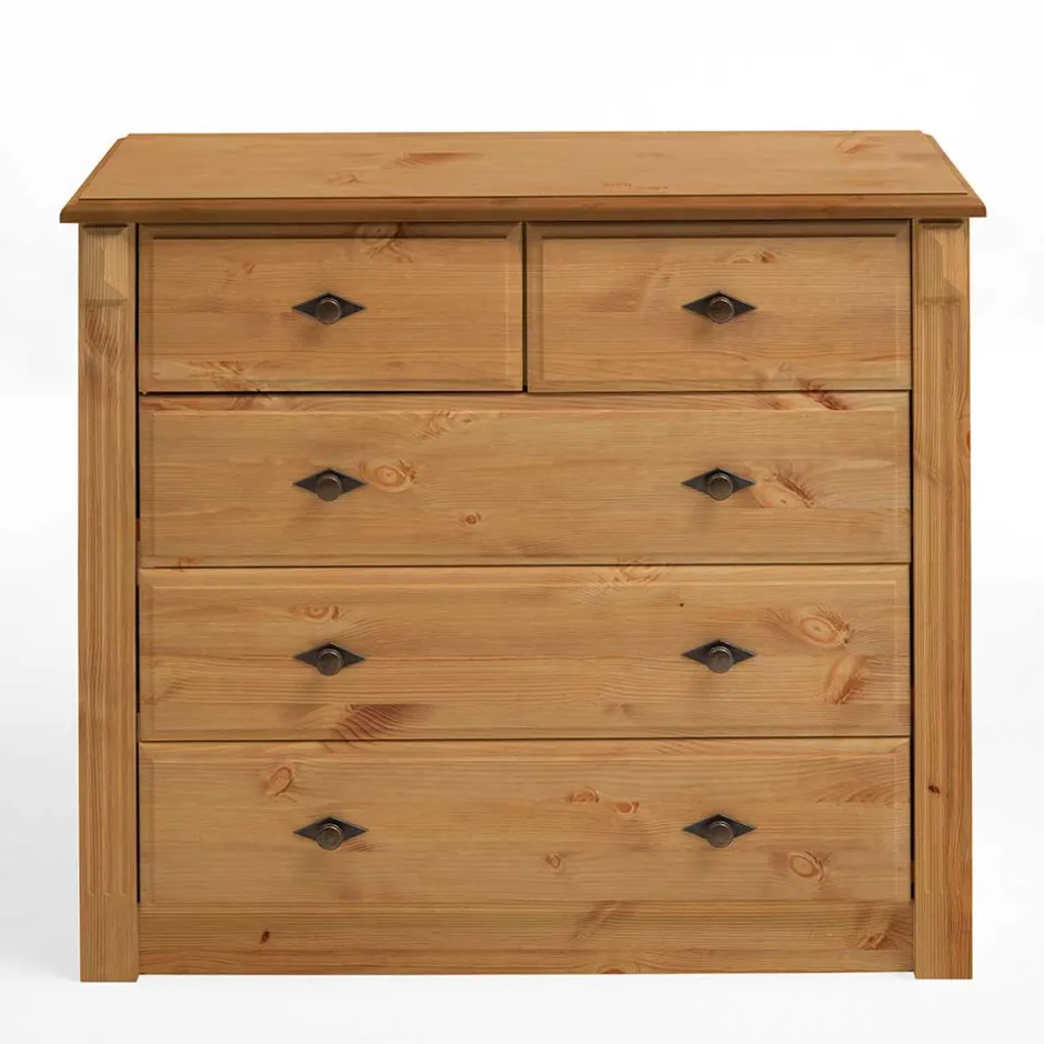 Landhaus Kommode mit fünf Schubladen - Cabressan^Wohnen Sale